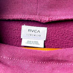 RVCA Smudged Plum Purple Ombre Cropped Mock Neck Sweatshirt Photo 2