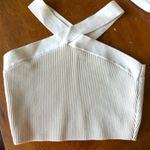 Babaton Aritzia Sculpt Knit CrissCross Cropped Tank Top Women's Size Large Photo 1