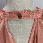 Umgee Mineral Washed Coral Sleeveless Swing Dress Size Large Photo 11