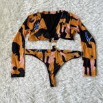 Matte Collection  Women’s One piece multicolor swimsuit size 2XL Photo 3