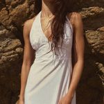 ZARA  White Lace Halter Dress mini dress lace Bohemian Summer Casual vacation  Photo 13