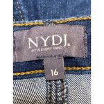 NYDJ Barbara Bootcut Women's Blue High Rise Dark Wash Flare Denim Jeans Size 16 Photo 3
