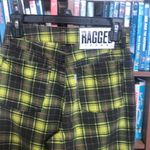 The Ragged Priest NWT Ragged Yellow and Black Plaid Jeans Sz 26 Photo 7