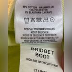 DL1961 NWT  - Bridget Boot High Rise Intsasculpt Crop Pants size 32 Lime Boho Photo 8