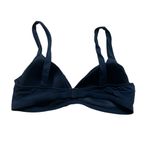 Boden Navy Blue Twist Front Padded Bikini Top Women’s Size 16 Photo 1
