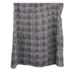 CAbi  Shear Sleeveless Animal Print Blouse Keyhole Button S Black White #2774 Photo 2