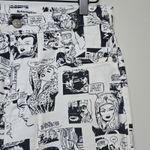 Reformation Newsprint Comic Jeans 26 White Black Denim Straight Leg HIgh Rise Photo 1