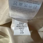 Banana Republic  Small Twill Short Utility Jacket Button-Up Lined Long Sleeve Tan Photo 10