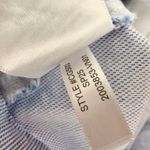 J.Crew Striped High Rise Wide Leg Cropped Pant Blue White Retro Preppy US 34 NWT Photo 10