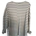 Carly Jean Los Angeles  Black and White Striped Top Photo 7