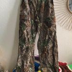 Vintage Winchester Hunting Camo Tactical Pants Baggy Wide Leg Cargos 90s Buckle Adjustable Waistband Size L Photo 1