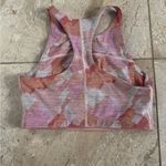 Outdoor Voices Pink camo Patterned Racerback sports bra size medium Photo 1