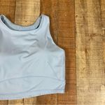 SheIn Large Buttery Soft High Neck Support Mesh Panel Yoga Sports Bra Pastel Photo 2