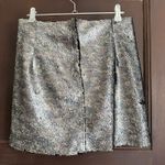Free People  | FP One Camo Reversable Sequin Mini Skirt Silver black| Size 2 Photo 6