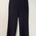 Theory  Laleenka Flare Crepe Dress Pants Women 2 Navy Workwear Academia Old Money Photo 0