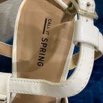 Call it spring ❤Z01- white cork heel wedges Photo 5