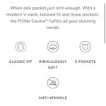 FIGS  Burgundy Casma Three-Pocket Scrub Top Size XS Photo 10