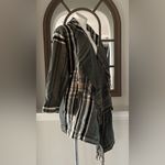Buffalo ’s I jeans Plaid Fringe Cardigan, Size M Photo 3