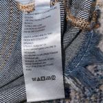 Free People NWT  “Mountain Blue” Denim Frayed Hem Skirt Size 24 Photo 6