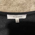 Pleione  Cardigan Womens XL Black Bell Sleeve Open Front Sweater Soft Casual Photo 1