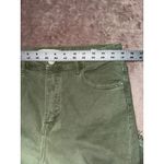 RISEN Jeans Womens Sage Green Distressed Ankle Raw Hem Size 30 Photo 8