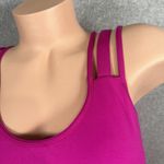 Victoria's Secret Victoria Sport Large Sports Bra Womens Pink Criss Cross Straps Stretch Scoop Photo 10