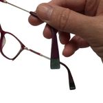 Furla  Cat eye raspberry pink plastic & wire glasses frames VFU298 Photo 7