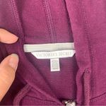 Victoria's Secret size medium Deep Purple Zip-Up jacket sweatshirt seqiun angel Photo 3
