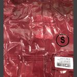 NWT Cardinal Red Oversized Distressed Denim Jacket – Small Photo 4