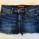 joe's jeans Joe’s Jeans Cut Off Dark Wash Mid Rise Shorts Size 30 Photo 0