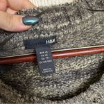 H&M Cozy Sweater Dress Gold Black Metallic XS Photo 2