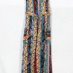 Anthropologie  Calais Floral Patchwork Boho Bohemian Wide Leg Jumpsuit Photo 2