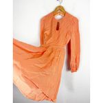 The Wolf Gang Levisa Key Hole Mini Dress Size Small Orange Coral Cocktail Fairy Photo 11