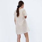 ZARA Embroidered Blouse Dress Photo 2
