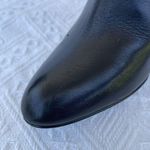 Betsey Johnson Vero Cuoio X  Ankle Bootie Black Leather Peek Side High Heel US 7M Photo 8