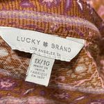 Lucky Brand Women's Knit Top Rust Pink Size 1X Casual Stretch V-Neck Photo 3