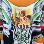 Clover Canyon  Cuba Themed Scuba Sweatshirt size small Photo 1