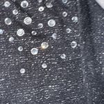 Adrienne Vittadini ADRIANNE VITTADINI Black Embellished Women's Top Photo 4