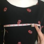 The Rolling Stones NWOT Black Cropped Sweatshirt Top Photo 5