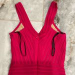 Bebe  Pink Ribbed Bodycon Mini Dress Photo 5