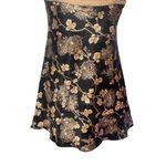 Victoria's Secret Victoria’s Secret Front Tie Spaghetti Strap Black Floral Baby Doll Cami  Women M Photo 7