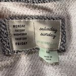 Anthropologie  Saturday Sunday Medium Lesia Sweatshirt Hoodie Pullover 3/4 Sleeve Photo 8