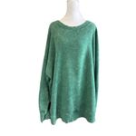 SO  Juniors Oversized Weekend Tunic XL Green Long Sleeve Pullover Lightweight NWT Photo 4