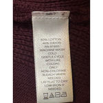 H by Halston  XL Burgundy Turtleneck Sweater Soft Knit Quiet Luxury Photo 3