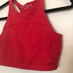 Outdoor Voices  Red High Neck Sports Bra Photo 3