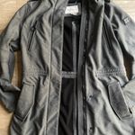 BCBGeneration BCBG Generation Snow Jacket Women Fleece Lined Hood Coat Charcoal Gray Small Photo 2