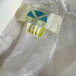 DEE KELLER Filmy Ivory Dress Cocktail Evening Gown Midi Maxi Sleeveless Size 8 Photo 6