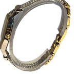 Anne Klein 10-8031SVTT Women's Two Tone Gold Plated White Dial Diamond Watch Photo 4