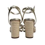 Franco Sarto Womens 8 Olina Jute Block Heel Ankle Strap Sandal NEW Photo 5