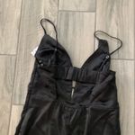 Dynamite  bare wide leg satin jumpsuit Photo 6